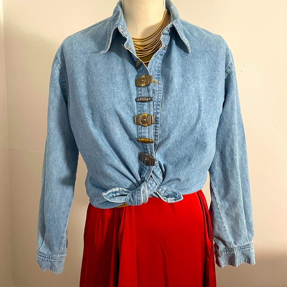 STREETS AHEAD Western Denim Shirt